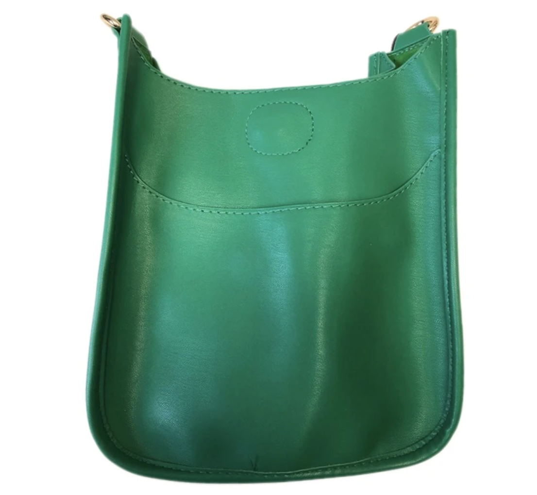 Designer Kelly Green Leather Handbag